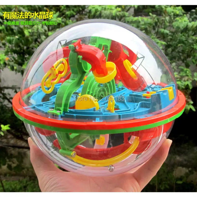 299 level 23cm Biger 3D Magic Maze Ball perplexus magical intellect ball educational toys Marble Puzzle Game IQ Balance toys
299 level 23cm Biger 3D Magic Maze Ball perplexus magical intellect ball educational toys Marble Puzzle Game IQ Balance toys