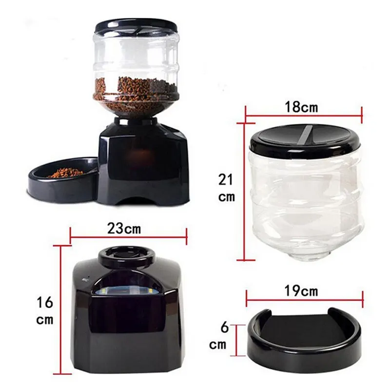 Newly Pet Feeder 5.5L Automatic Feeder Electronic Digital Display Bowl Dispenser for Dog Cat TE889
Newly Pet Feeder 5.5L Automatic Feeder Electronic Digital Display Bowl Dispenser for Dog Cat TE889