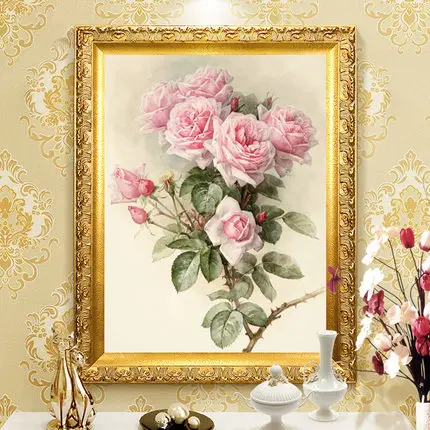 needlework,DIY cross stitch set for embroidery kit,pink rose peony flower print pattern cross-stitch handwork painting gift
needlework,DIY cross stitch set for embroidery kit,pink rose peony flower print pattern cross-stitch handwork painting gift