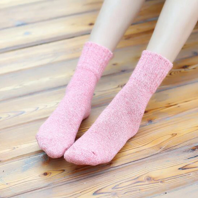 Retro Solid Color Style 1Pair Winter Casual Soft Wool Mori Girl Style Socks Thick Warm Solid Color Socks Fashion Accessory Women
Retro Solid Color Style 1Pair Winter Casual Soft Wool Mori Girl Style Socks Thick Warm Solid Color Socks Fashion Accessory Women