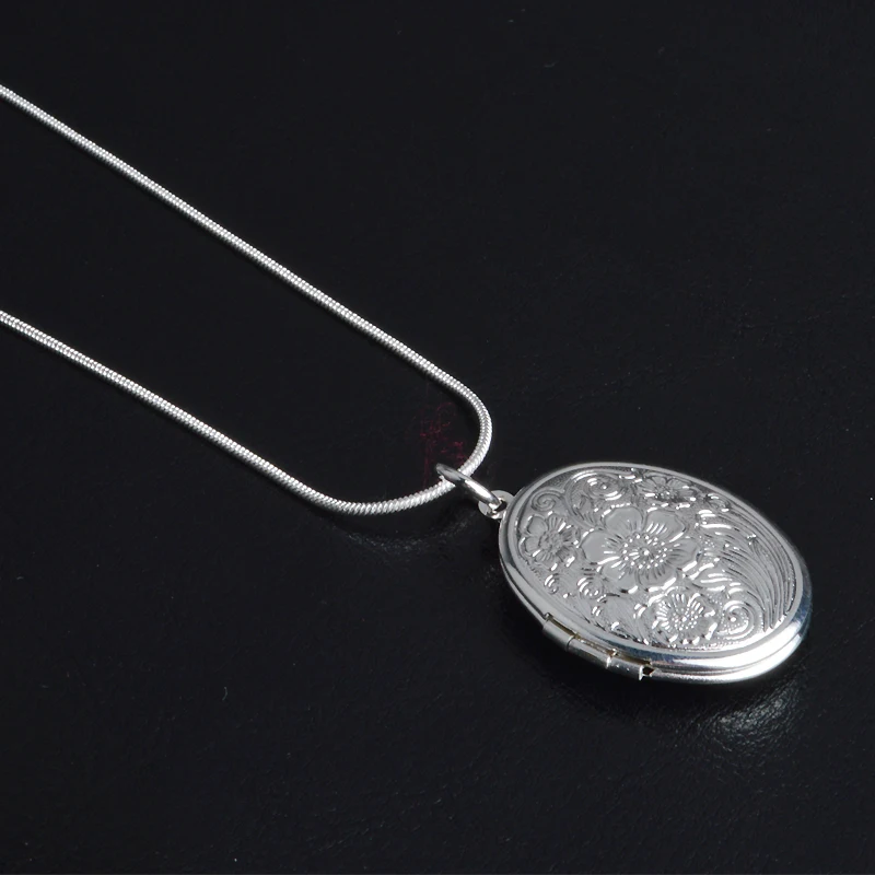England Retro 925 Sterling Silver Necklace Round Open Locket Pendant Necklaces Photo Women Collar Jewelry
England Retro 925 Sterling Silver Necklace Round Open Locket Pendant Necklaces Photo Women Collar Jewelry