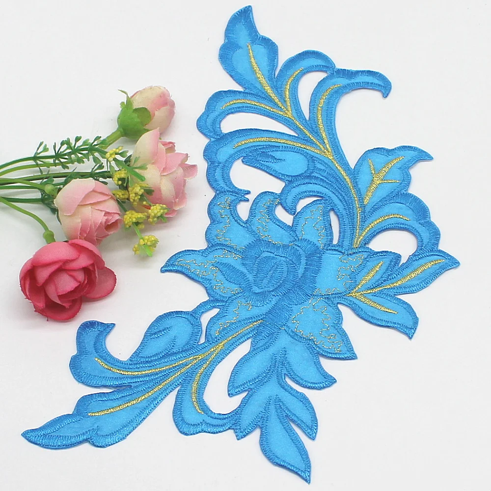 Flower Peony Embroidery Lace Appliqued 10 Pieces Iron On Costume Cosplay Patches 25CM*13.5CM
Flower Peony Embroidery Lace Appliqued 10 Pieces Iron On Costume Cosplay Patches 25CM*13.5CM
