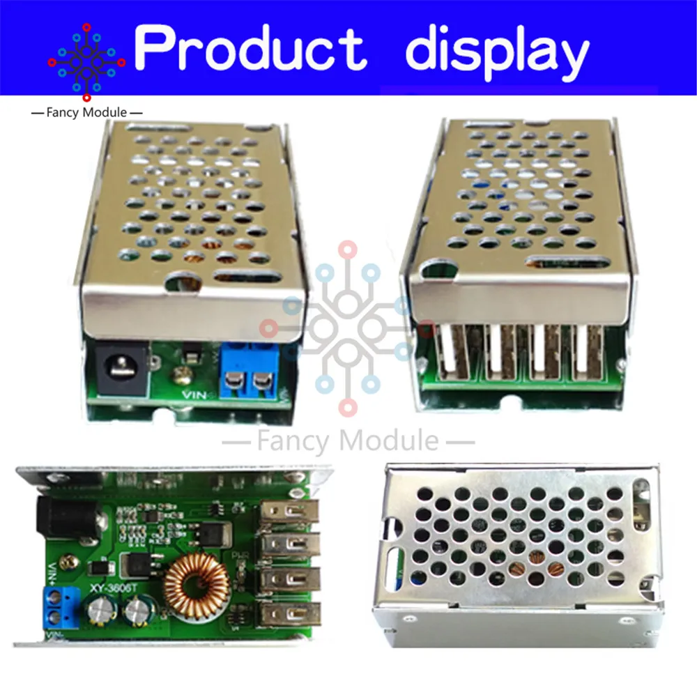 LM2596S DC-DC USB повышающий/понижающий модуль питания 24 В/12 В до 5 А, преобразователь питания
LM2596S DC-DC USB повышающий/понижающий модуль питания 24 В/12 В до 5 А, преобразователь питания