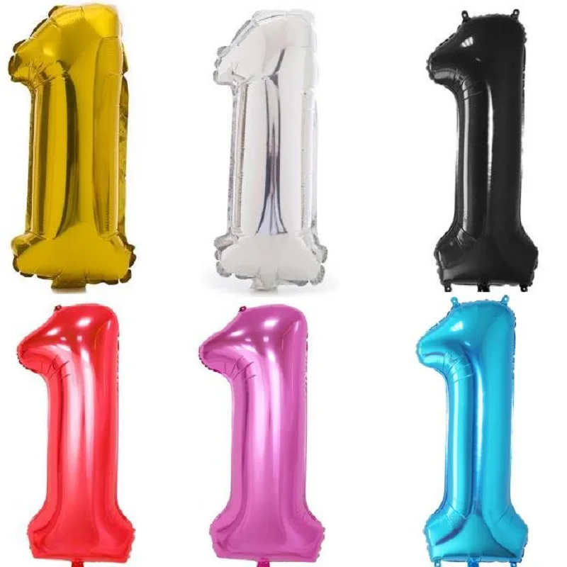 40 inch Number Balloons Baby Shower 1st Big Helium Foil ballon Gold Silver Pink Digit Decoration Birthday Party Wedding Supplies
40 inch Number Balloons Baby Shower 1st Big Helium Foil ballon Gold Silver Pink Digit Decoration Birthday Party Wedding Supplies
