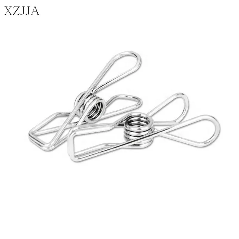 Пружинные прищепки из нержавеющей стали XZJJA 20 шт. подвесные булавки для одежды