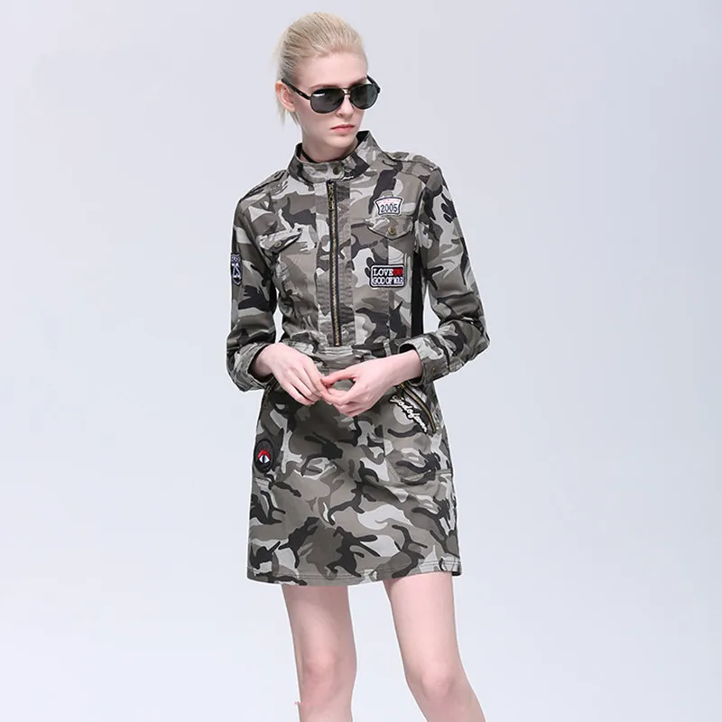 Women's Tactical Outdoor Short Dress Camouflage Package Hip Skirt Female Army Fans Climbing Hiking Camping Summer Long Shirt
Women's Tactical Outdoor Short Dress Camouflage Package Hip Skirt Female Army Fans Climbing Hiking Camping Summer Long Shirt