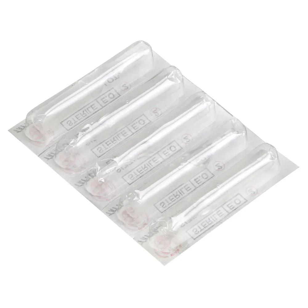 

50PCS/lots 5R/5F Disposable Sterile Tattoo Tips Kit Tattoo Nozzle Tips Needle Accessories Rounds/Flats Available