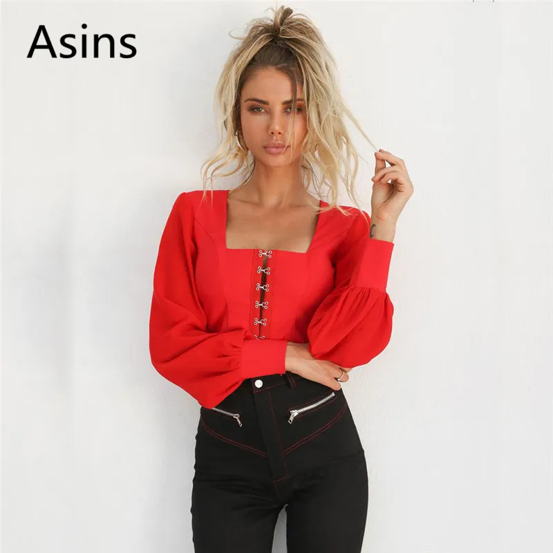 Asins womens tops and blouses 2019 summer new hot women casual fashion square collar solid color sexy backless short blouses
Asins womens tops and blouses 2019 summer new hot women casual fashion square collar solid color sexy backless short blouses