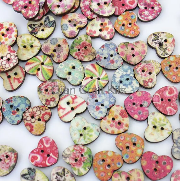 set of 200pcs mixed color kawaii painted floral heart Wooden button wood 18mm wholesale for scrapbook decor,sewing MK0256
set of 200pcs mixed color kawaii painted floral heart Wooden button wood 18mm wholesale for scrapbook decor,sewing MK0256