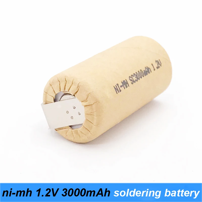 ni-mh 1.2v battery 3000mah soldering strip for power battery screwdriver and robot battery 1.2v nimh rechargeable battery DE7
ni-mh 1.2v battery 3000mah soldering strip for power battery screwdriver and robot battery 1.2v nimh rechargeable battery DE7