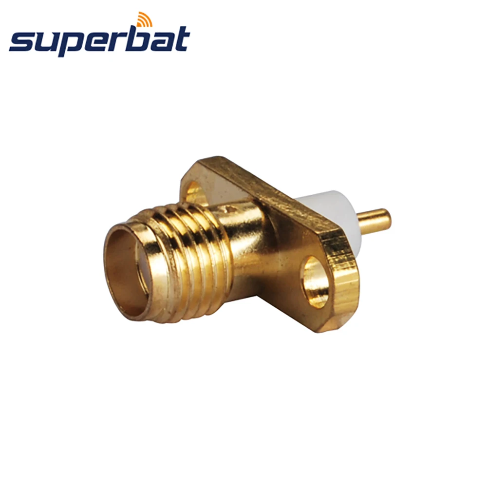 Superbat SMA 2 hole Panel Mount Female Jack Short Dielectric Solder Post Terminal RF Coaxial Connector
Superbat SMA 2 hole Panel Mount Female Jack Short Dielectric Solder Post Terminal RF Coaxial Connector