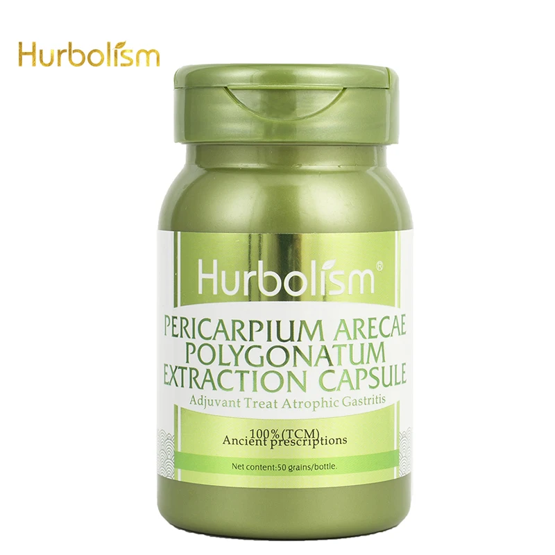 Hurbolism Pericarpium Arecae Polygonatum Extraction Capsule, Adjuvant Help Atrophic Gastritis,Natural Plants Extract,50capsules
Hurbolism Pericarpium Arecae Polygonatum Extraction Capsule, Adjuvant Help Atrophic Gastritis,Natural Plants Extract,50capsules