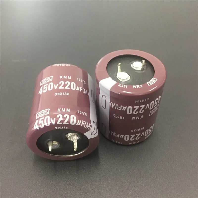 2 шт. 220 мкФ 450 в оригинальный NCC KMM серии 30x35 мм 450V220uF PSU алюминиевый