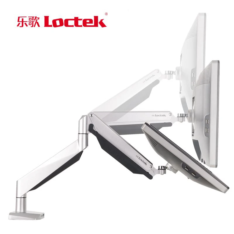 Loctek D7H Aluminum Gas Spring Full Motion Desktop Monitor Holder All-in-one PC Mount Arm Load 9-20kgs With Audio and USB Port
Loctek D7H Aluminum Gas Spring Full Motion Desktop Monitor Holder All-in-one PC Mount Arm Load 9-20kgs With Audio and USB Port