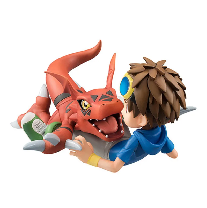 Новинка 2017 года аниме Digimon guilmon и Мацуда takato PVC Фигурки Модель Игрушечные лошадки