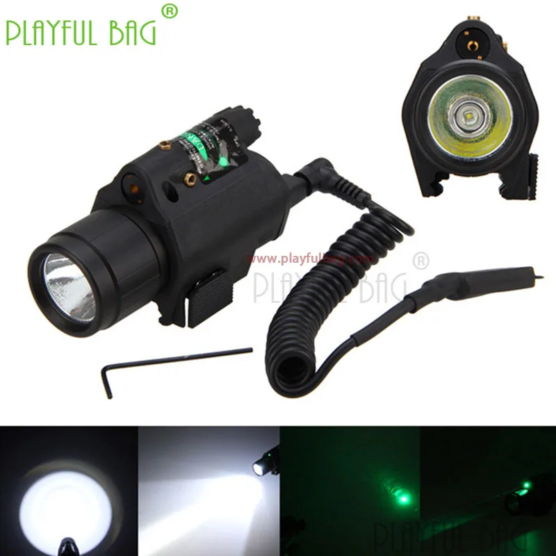 Outdoor CS Tactical 2mw strong light flashlight M6 multi-function LED green laser integrated with rat tail anti-seismic Z14
Outdoor CS Tactical 2mw strong light flashlight M6 multi-function LED green laser integrated with rat tail anti-seismic Z14