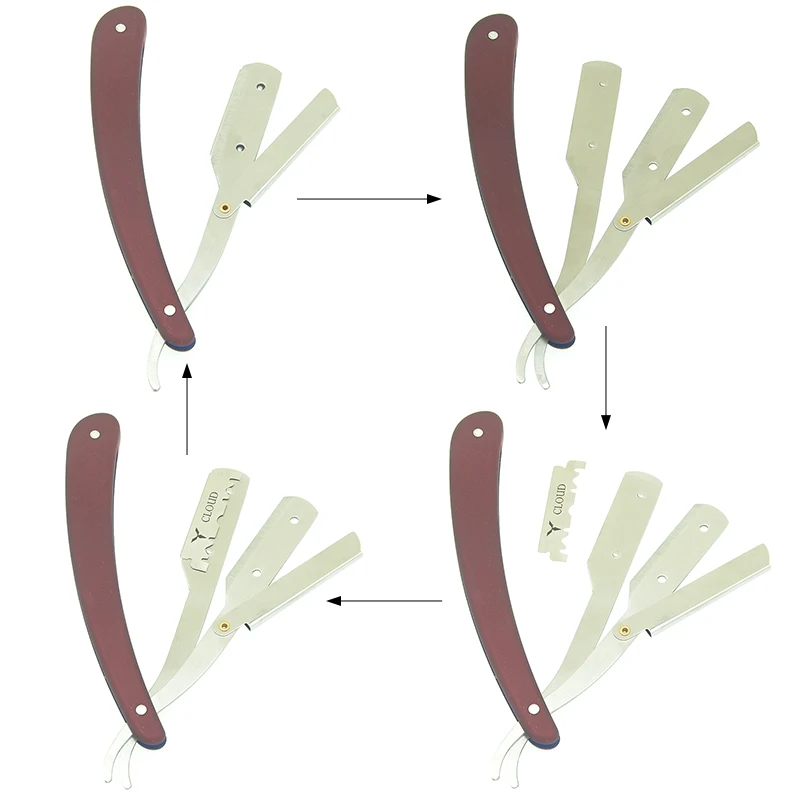1Pcs Men's Professional Straight Barber Stainless Steel Hair Razors Blade Folding Shaving Knife Hair Removal Styling Tool HC0014
1Pcs Men's Professional Straight Barber Stainless Steel Hair Razors Blade Folding Shaving Knife Hair Removal Styling Tool HC0014