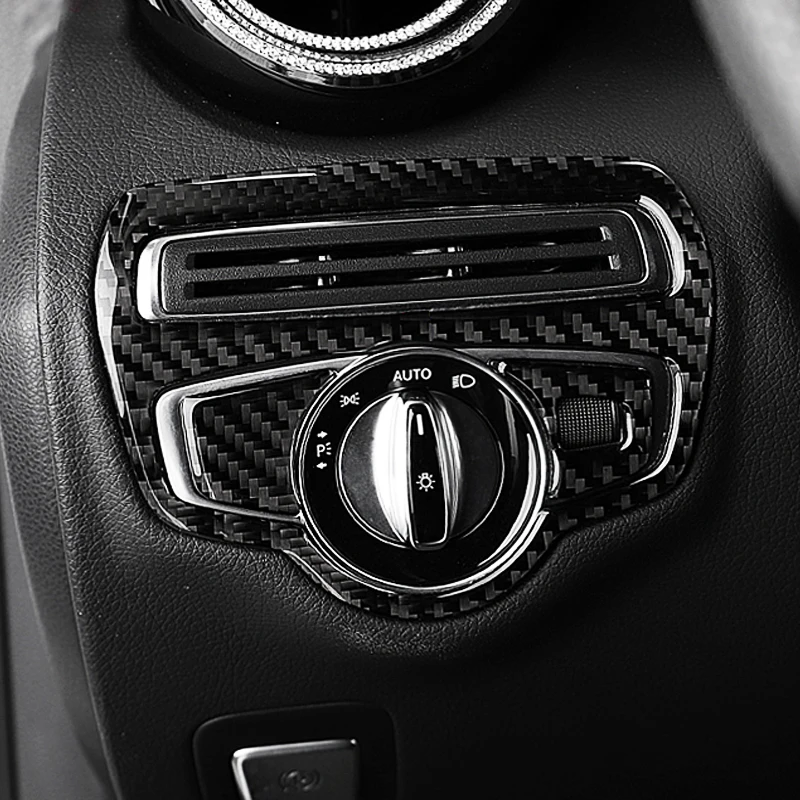Carbon Fiber Stickers Headlight Switch Frame Trim Stickers Car Accessories For Mercedes Benz GLC C Class W205 C180 C200
Carbon Fiber Stickers Headlight Switch Frame Trim Stickers Car Accessories For Mercedes Benz GLC C Class W205 C180 C200