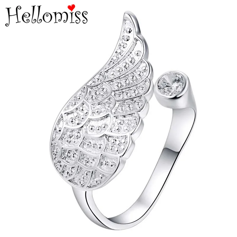Angel Wings Open Rings for Women AAA Cubic Zironcia Ring Silver 925 Jewelry Bijoux Fashion Wedding Accessories Anelli Donna
Angel Wings Open Rings for Women AAA Cubic Zironcia Ring Silver 925 Jewelry Bijoux Fashion Wedding Accessories Anelli Donna
