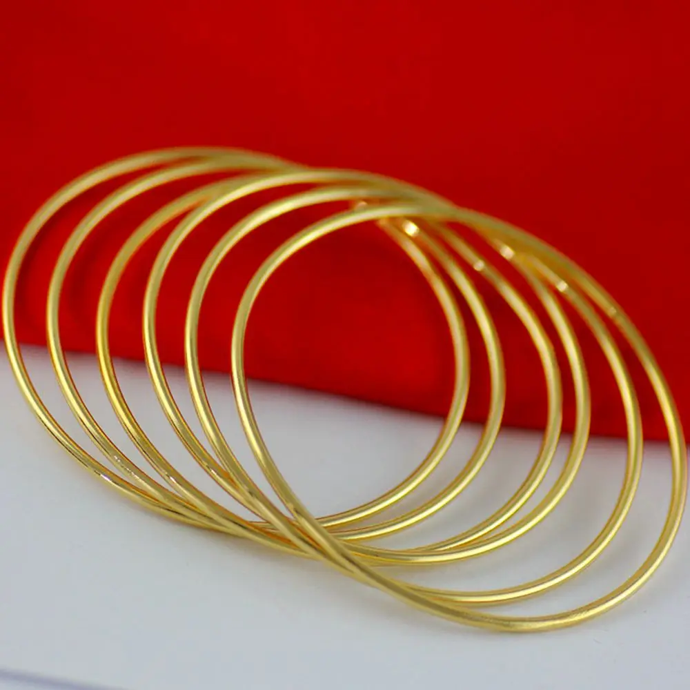 4pcs Wholesale Smooth Thin Bangle Yellow Gold Filled Womens Openable Bangle Bracelet
4pcs Wholesale Smooth Thin Bangle Yellow Gold Filled Womens Openable Bangle Bracelet