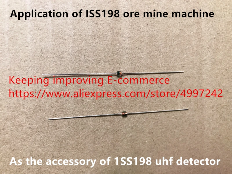 Original new 100% application of ISS198 ore mine machine as the accessory of 1SS198 uhf detector (Inductor)
Original new 100% application of ISS198 ore mine machine as the accessory of 1SS198 uhf detector (Inductor)