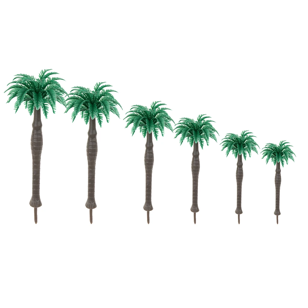 10pcs Plastic Model Palm Trees Coconut Trees for Railway Train Building Park Garden Landscape DIY Accessories
10pcs Plastic Model Palm Trees Coconut Trees for Railway Train Building Park Garden Landscape DIY Accessories