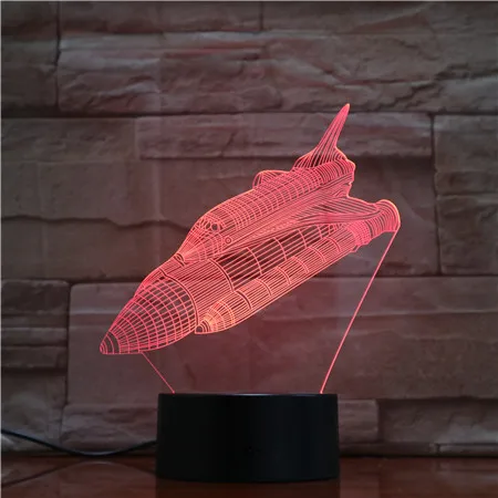 Touch Remote Control Space Ship Rocket Night Light LED Stereo Acrylic Panel Table Decoration 7 Colors Change Bedroom Lamp GX1665
Touch Remote Control Space Ship Rocket Night Light LED Stereo Acrylic Panel Table Decoration 7 Colors Change Bedroom Lamp GX1665