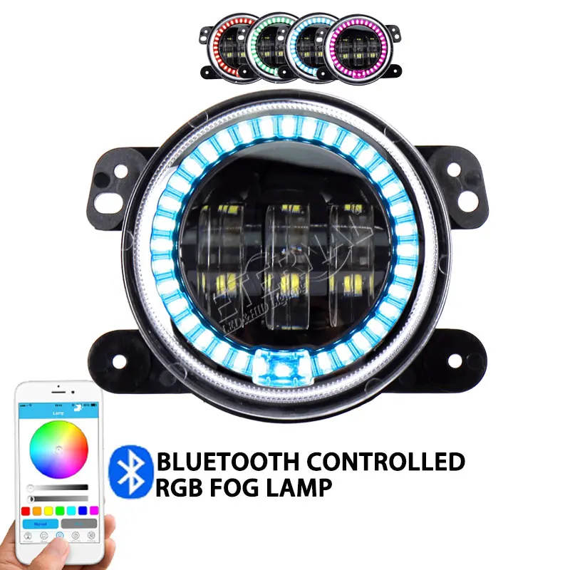 30W rgb ligh remote control auto fog lights car accessories led lamp daytime running light for 4x4 offroad Wrangler JK truck
30W rgb ligh remote control auto fog lights car accessories led lamp daytime running light for 4x4 offroad Wrangler JK truck