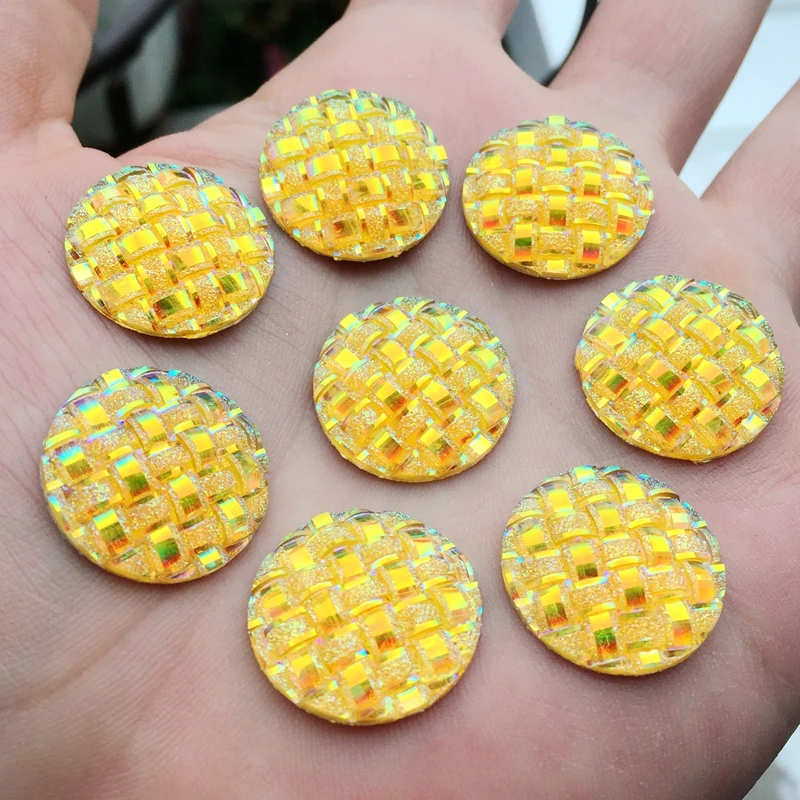 20Pcs 20mm AB Round Resin rhinestone applique Flatback Crystal Stones Garment Crafts Accessories DIY Strass -E812
20Pcs 20mm AB Round Resin rhinestone applique Flatback Crystal Stones Garment Crafts Accessories DIY Strass -E812