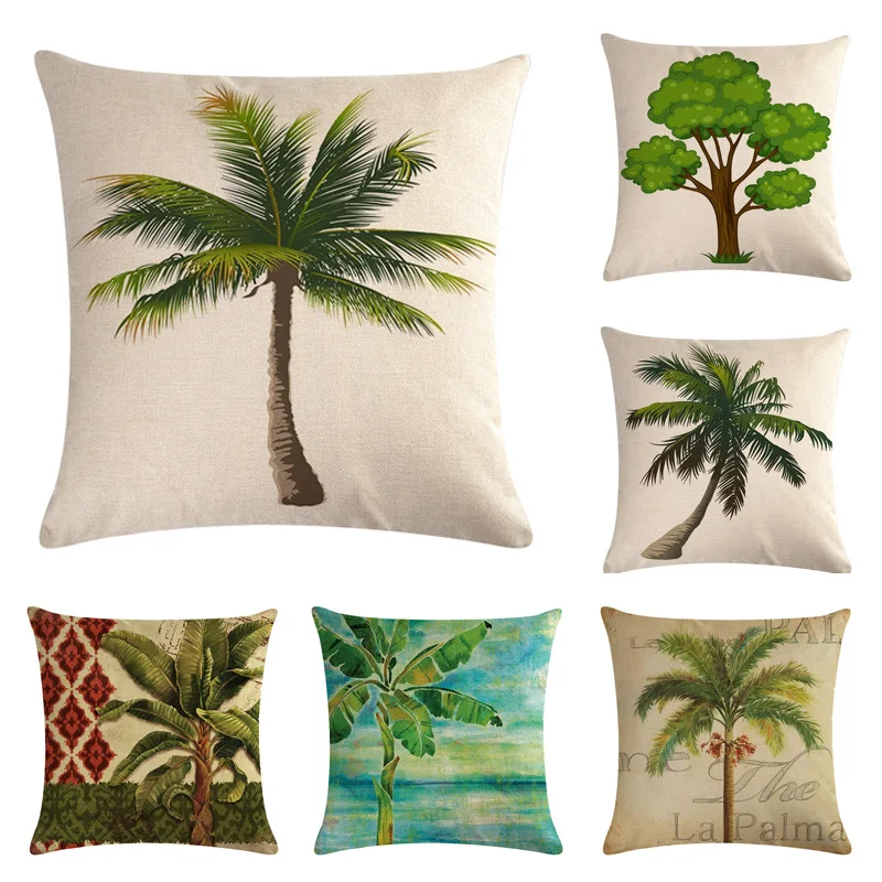 45*45cm Plant Tree Printed Cotton Linen Cushion Cover Tropical Tree Home Decor Pillowcase Octopus Sofa Bedding Cushion Case
45*45cm Plant Tree Printed Cotton Linen Cushion Cover Tropical Tree Home Decor Pillowcase Octopus Sofa Bedding Cushion Case
