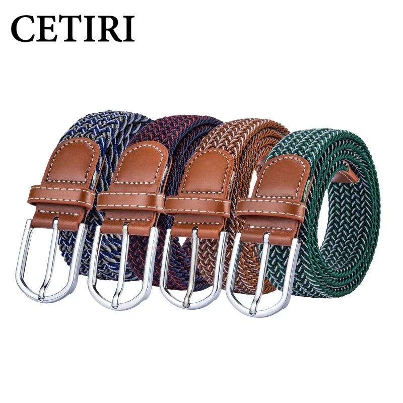 CETIRI 3.5cm Mens Elastic Stretch Belt Male Canvas Knitted Cross Military Tactical Belt Luxury Pin Buckle Belts Designers
CETIRI 3.5cm Mens Elastic Stretch Belt Male Canvas Knitted Cross Military Tactical Belt Luxury Pin Buckle Belts Designers