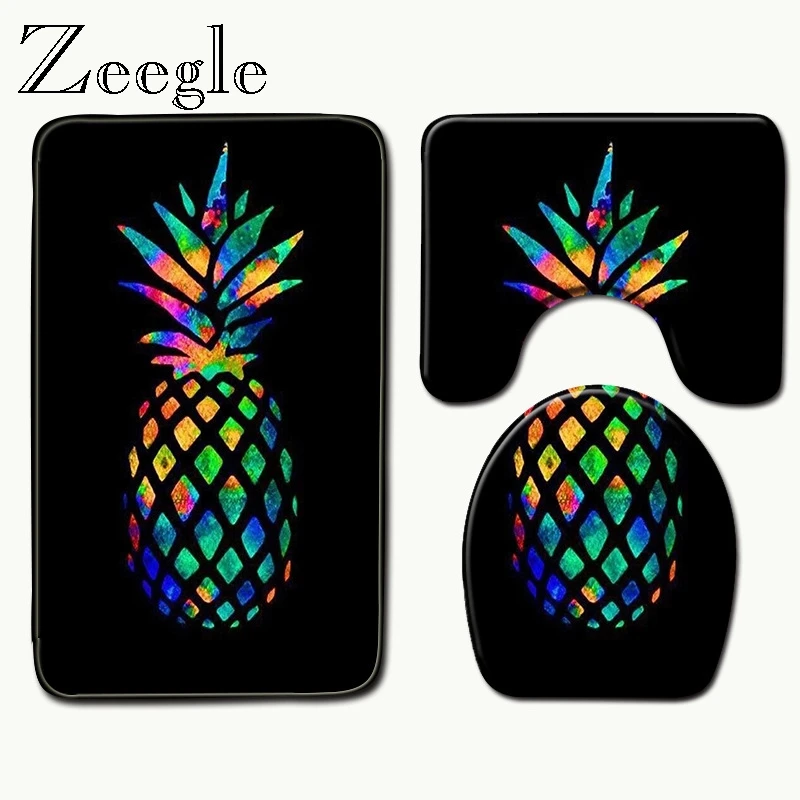 Zeegle Carpet Set Bathroom 3D Printing Non-Slip Bath Mat Bathroom Kitchen Carpet Doormats Decor Toilet Seat Cover Rug
Zeegle Carpet Set Bathroom 3D Printing Non-Slip Bath Mat Bathroom Kitchen Carpet Doormats Decor Toilet Seat Cover Rug