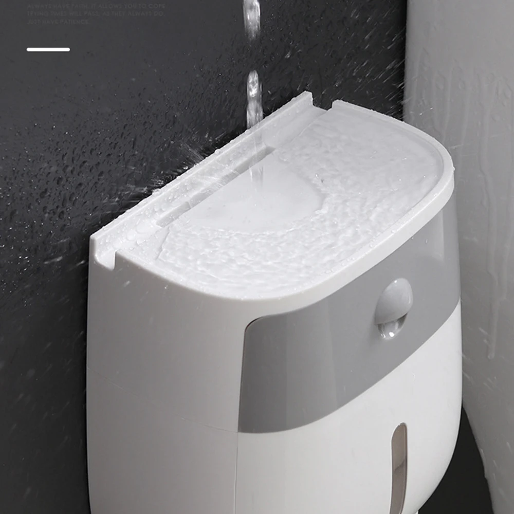 2019 Creative Plastic Double Layer Bath Toilet Paper Holder Wall Mounted Toilet Paper Holder Storage Box Toilet Tissue Dispenser
2019 Creative Plastic Double Layer Bath Toilet Paper Holder Wall Mounted Toilet Paper Holder Storage Box Toilet Tissue Dispenser