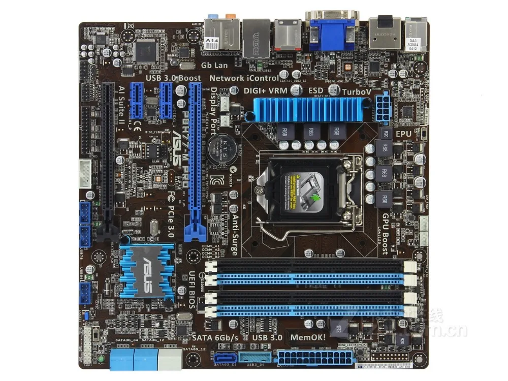 Материнская плата ASUS P8H77-M PRO, для LGA 1155, DDR3, 22 нм, USB2.0, USB3.0, 32 ГБ, H77, б/у, для настольных ПК
Материнская плата ASUS P8H77-M PRO, для LGA 1155, DDR3, 22 нм, USB2.0, USB3.0, 32 ГБ, H77, б/у, для настольных ПК