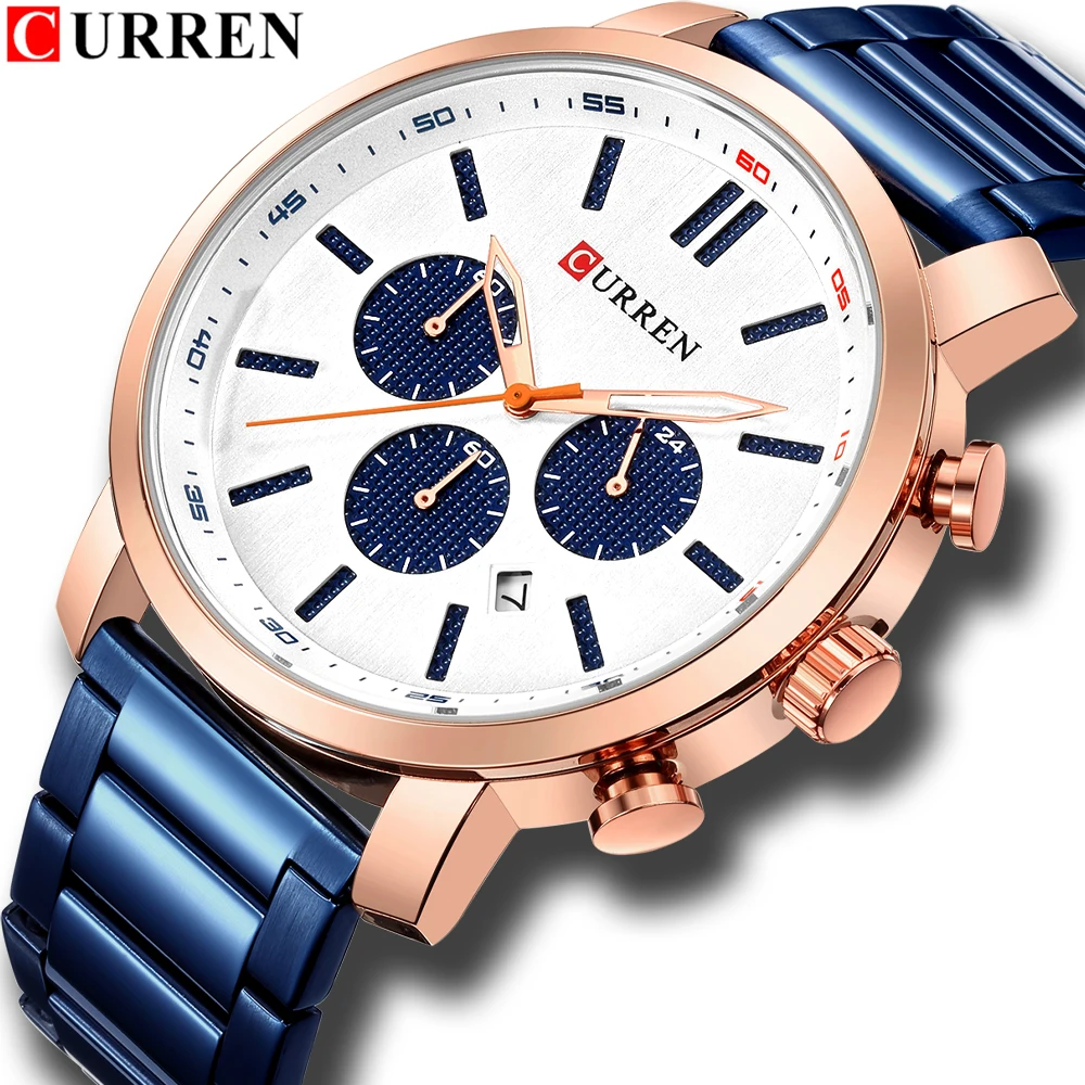 CURREN Mens watches To Luxury Brand business Quartz Watch Men Military Sports Waterproof Dress Wristwatch relogio masculino
CURREN Mens watches To Luxury Brand business Quartz Watch Men Military Sports Waterproof Dress Wristwatch relogio masculino