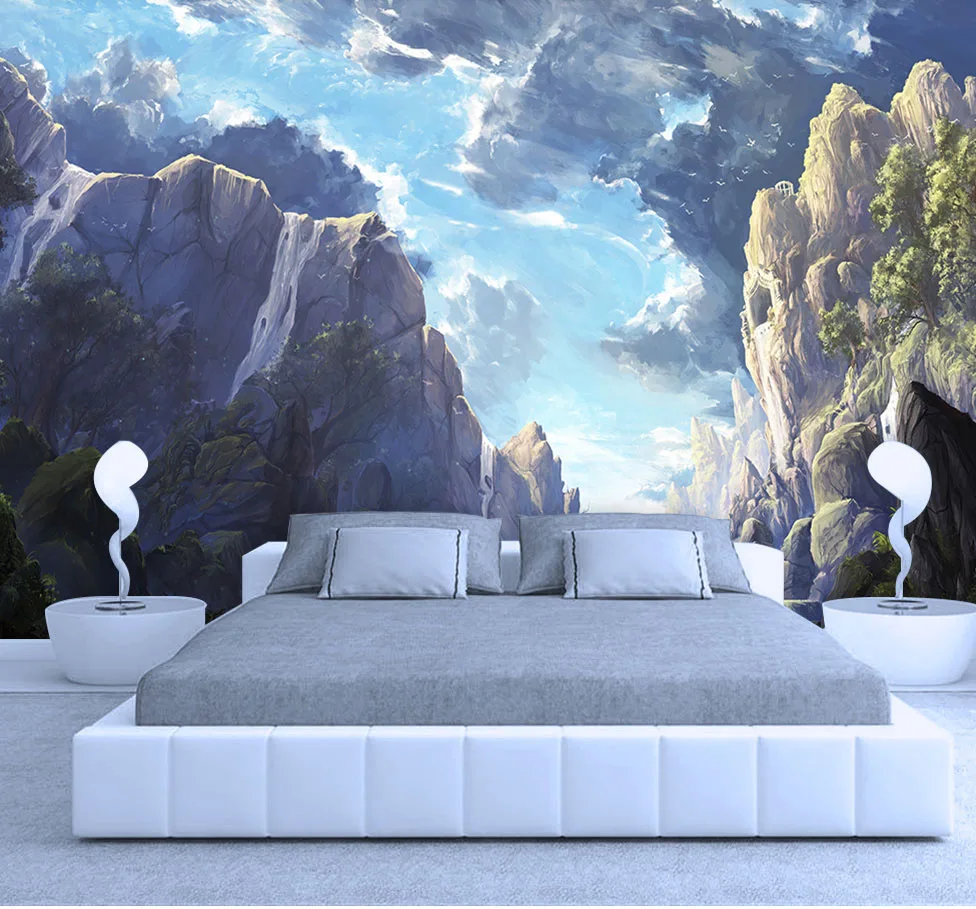 Hand-painted Wallpaper 3D Modern Landscape painting Abstract Art Wall Mural Living Room TV background Bedroom 8d Mural Wallpaper
Hand-painted Wallpaper 3D Modern Landscape painting Abstract Art Wall Mural Living Room TV background Bedroom 8d Mural Wallpaper