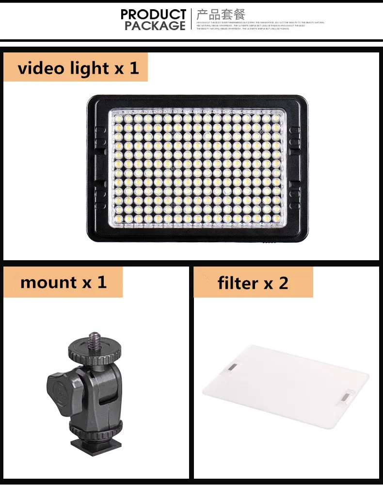 204 LED Video Light Bi-Color & Dimmable Camera Camcorder DSLR Video Light Lamp LED Light for Canon Nikon DV Camcorder
204 LED Video Light Bi-Color & Dimmable Camera Camcorder DSLR Video Light Lamp LED Light for Canon Nikon DV Camcorder