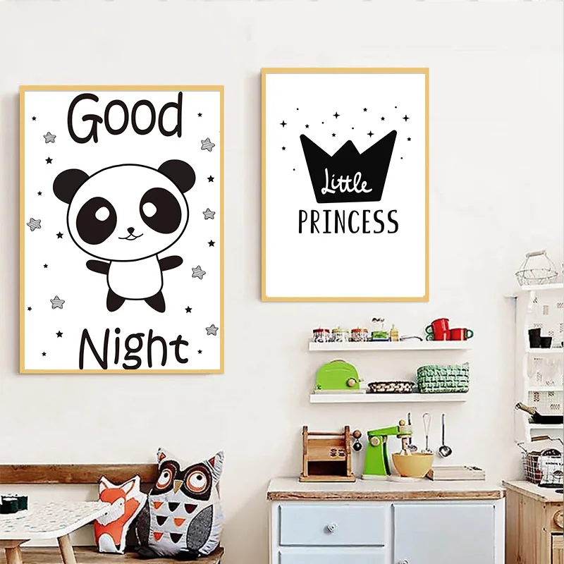 Wall Art Canvas Painting Black White Cartoon Lovely Panda Nordic Posters And Prints Canvas Picture Kids Baby Room Bedroom Decor
Wall Art Canvas Painting Black White Cartoon Lovely Panda Nordic Posters And Prints Canvas Picture Kids Baby Room Bedroom Decor