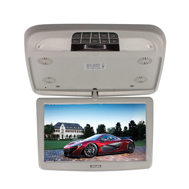12 Inch Car Monitors 12V LED Digital Screen Car Roof Mount Monitor Automobile Flip Down Monitor
12 Inch Car Monitors 12V LED Digital Screen Car Roof Mount Monitor Automobile Flip Down Monitor
