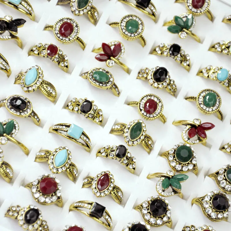 20Pcs Vintage Rhinestone Ancient Gold Women Ring Mixed lots female anel Jewelry Lots Top quality Free Shipping LR4055
20Pcs Vintage Rhinestone Ancient Gold Women Ring Mixed lots female anel Jewelry Lots Top quality Free Shipping LR4055