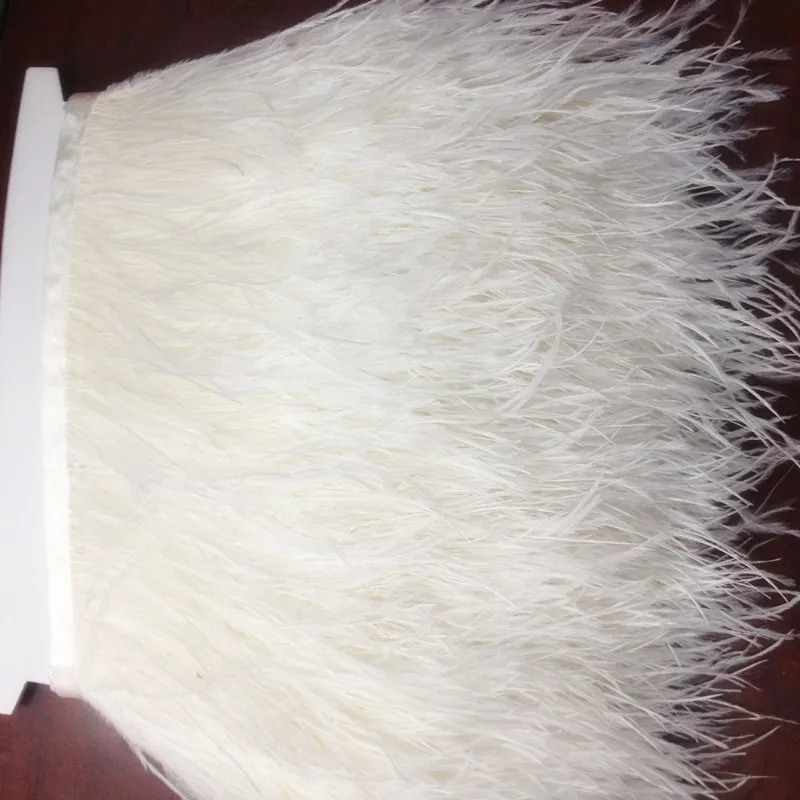 Wholesale 100 yards Quality Natural white Ostrich Feather ribbon 4-5inch/10-12cm free shipping accessories stage performance
Wholesale 100 yards Quality Natural white Ostrich Feather ribbon 4-5inch/10-12cm free shipping accessories stage performance