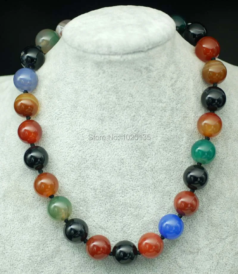 wow! multicolor agate round 16mm necklace 18" nature wholesale bead discount gift
wow! multicolor agate round 16mm necklace 18" nature wholesale bead discount gift