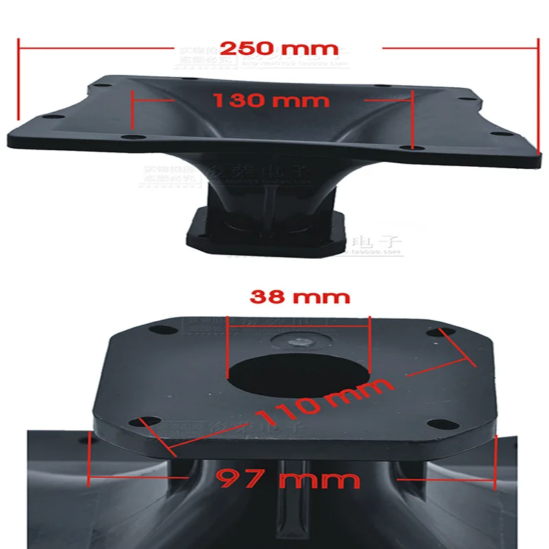 10pcs/lot Professional stage speaker horn tweeter horn connector 250*250mm brand new ABS material
10pcs/lot Professional stage speaker horn tweeter horn connector 250*250mm brand new ABS material