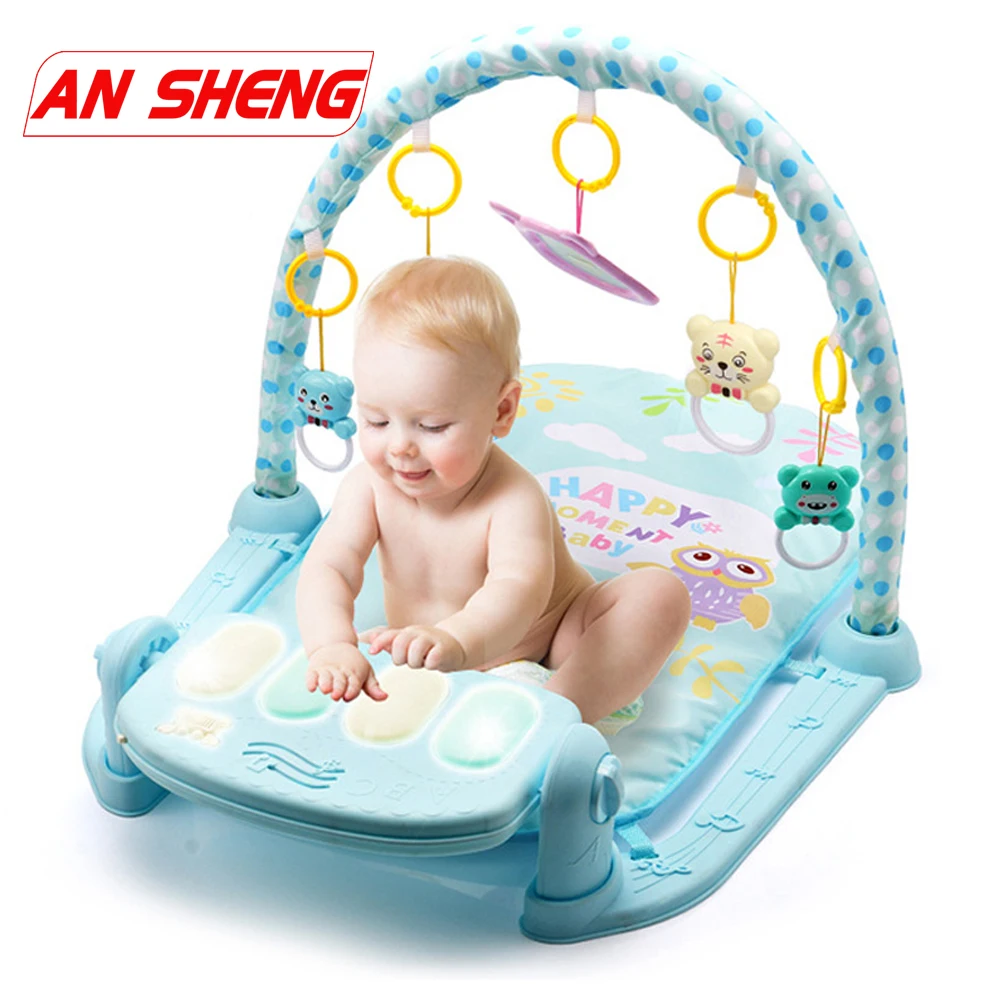 Play Mat Baby Gym Toys Gaming Carpet 0-12 Months Soft Lighting Rattles Children's Music Mat Blue Pink Baby Gifts Educational Toy
Play Mat Baby Gym Toys Gaming Carpet 0-12 Months Soft Lighting Rattles Children's Music Mat Blue Pink Baby Gifts Educational Toy