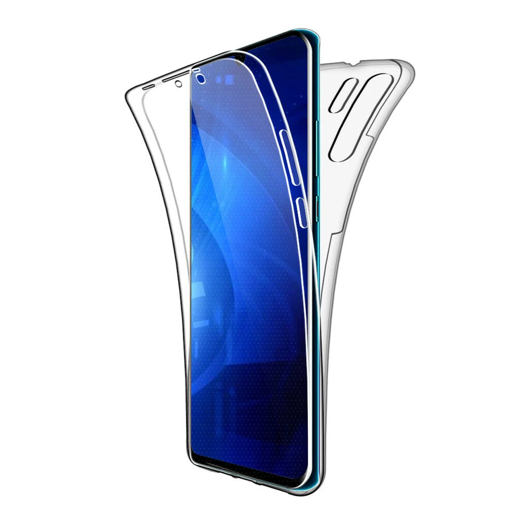 360 двойной силиконовый чехол для Huawei P30 P20 Pro Y9 Y6 Y7 Prime 2019 Mate 10 20 Lite P Smart Plus Nova 2i 3E 10i