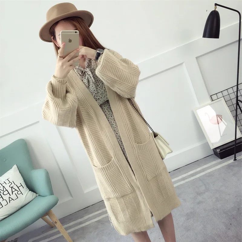 Jumper Cardigan Feminino Knitting Cardigan Autumn New Girls Long Fund Loose Coat Easy Ma'am Sweater And Winter Shawl The Ride
Jumper Cardigan Feminino Knitting Cardigan Autumn New Girls Long Fund Loose Coat Easy Ma'am Sweater And Winter Shawl The Ride