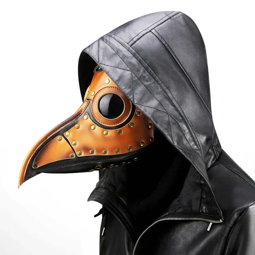 Halloween Horror Party Mask Masquerade Steampunk Plague Doctor Masks PU Leather Birds Beak Masks Halloween Ball Cosplay Props
Halloween Horror Party Mask Masquerade Steampunk Plague Doctor Masks PU Leather Birds Beak Masks Halloween Ball Cosplay Props