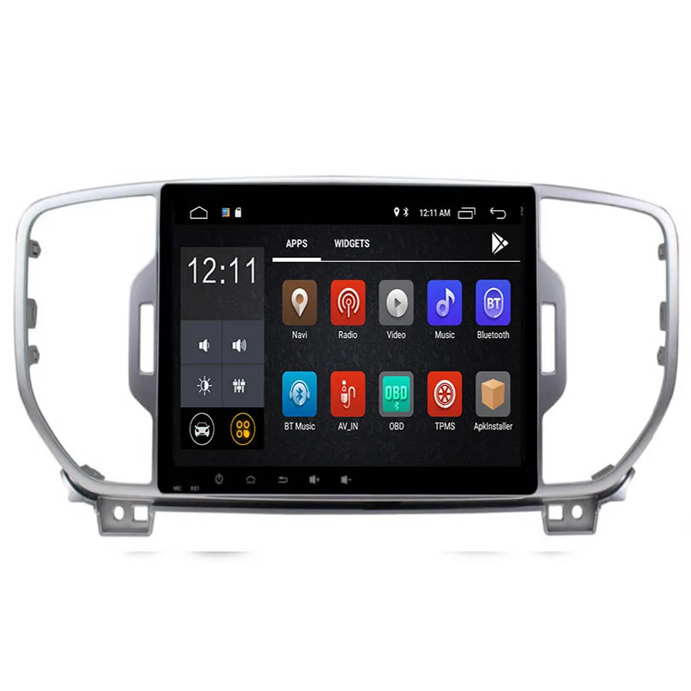 Android 10 Восьмиядерный Автомобильный dvd плеер для KIA sportage 2016 2017 2018 2019 IPS