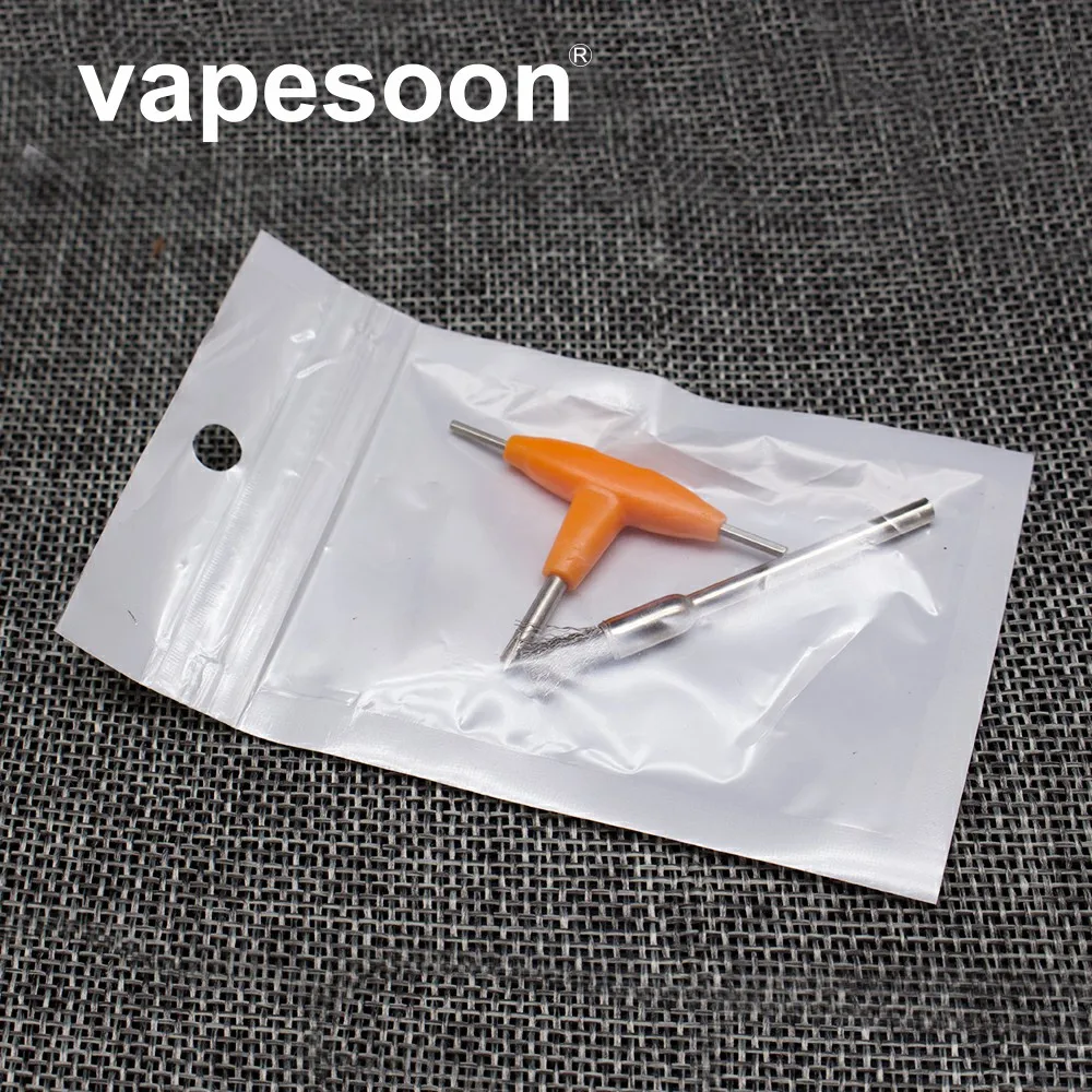 VapeSoon Electronic Cigarette DIY Tool Combination Type Screwdriver + Cleaning Brush Atomizer Tanks Heating Wire Coils
VapeSoon Electronic Cigarette DIY Tool Combination Type Screwdriver + Cleaning Brush Atomizer Tanks Heating Wire Coils