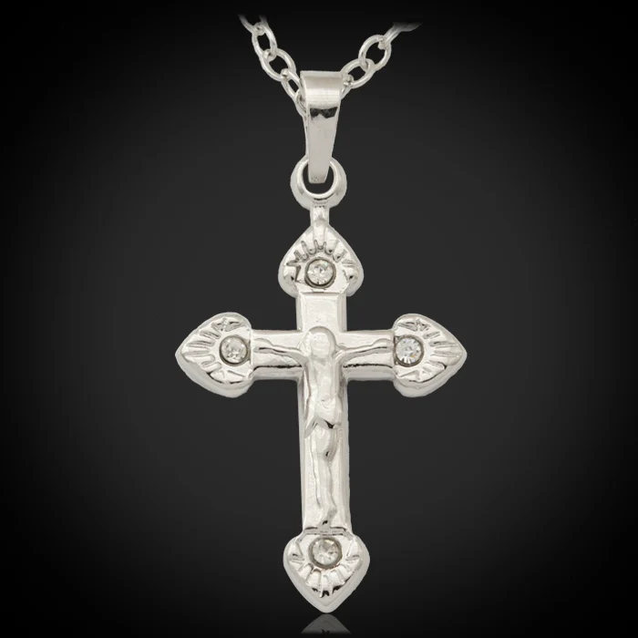 Gold Color Crucifix Cross Jesus Choker Necklace Pendant Religious Jewelry Gift Wholesale For Men/ Women MGC P265B
Gold Color Crucifix Cross Jesus Choker Necklace Pendant Religious Jewelry Gift Wholesale For Men/ Women MGC P265B